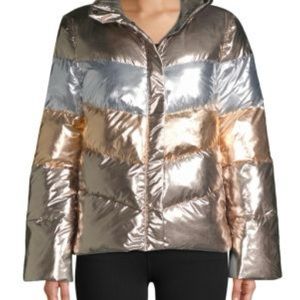 Bestsey Johnson  Metallic Puff jacket  Small